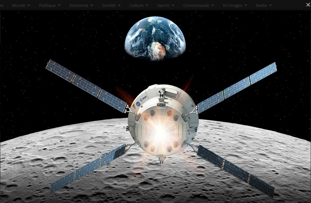 Le vaisseau spatial Orion de la NASA entame son voyage de retour sur