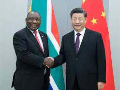 الرئيسان الصيني والجنوب إفريقي