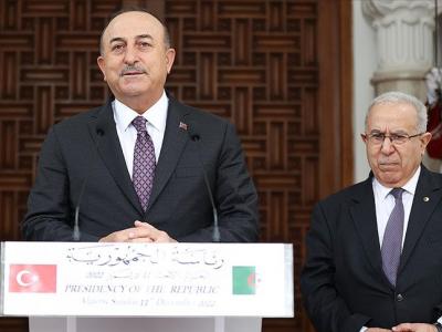 Mevlüt Cavusoglu souligne la détermination de son pays à renforcer la coopération bilatérale avec l'Algérie