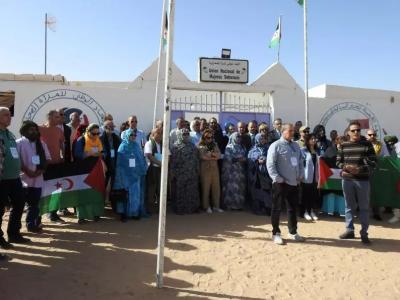  وقفة تضامنية مع الإعلاميين الصحراويين القابعين في سجون المحتل المغربي