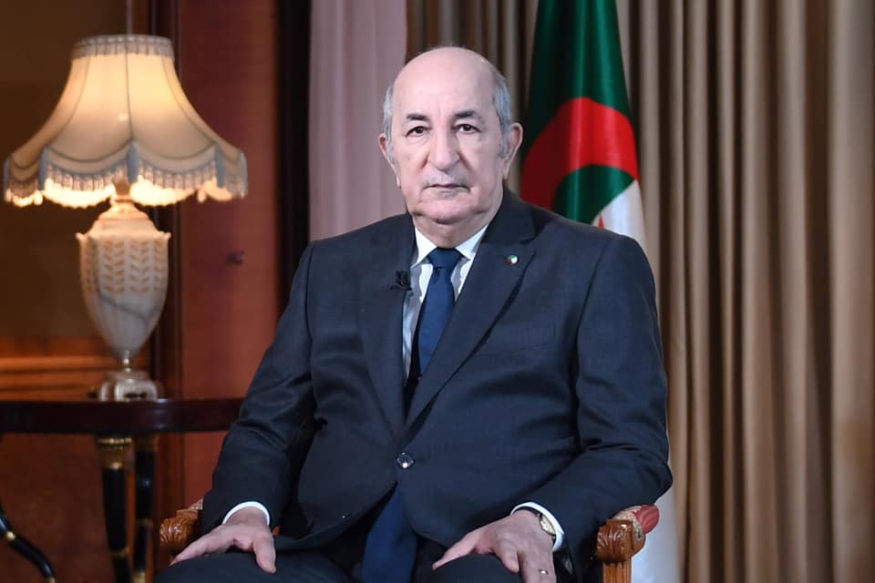 رئيس الجمهورية عبد المجيد تبون