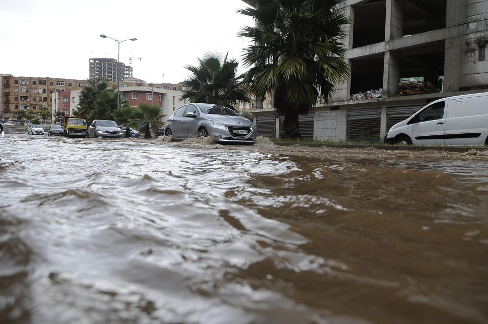 Intempéries à Alger