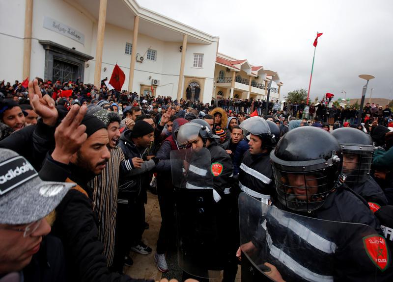 Manifestations au Maroc