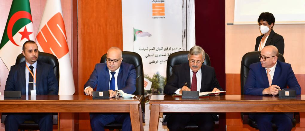 Sonatrach a paraphé 286 contrats avec des entreprises publiques et 541 avec des entreprises du secteur privé