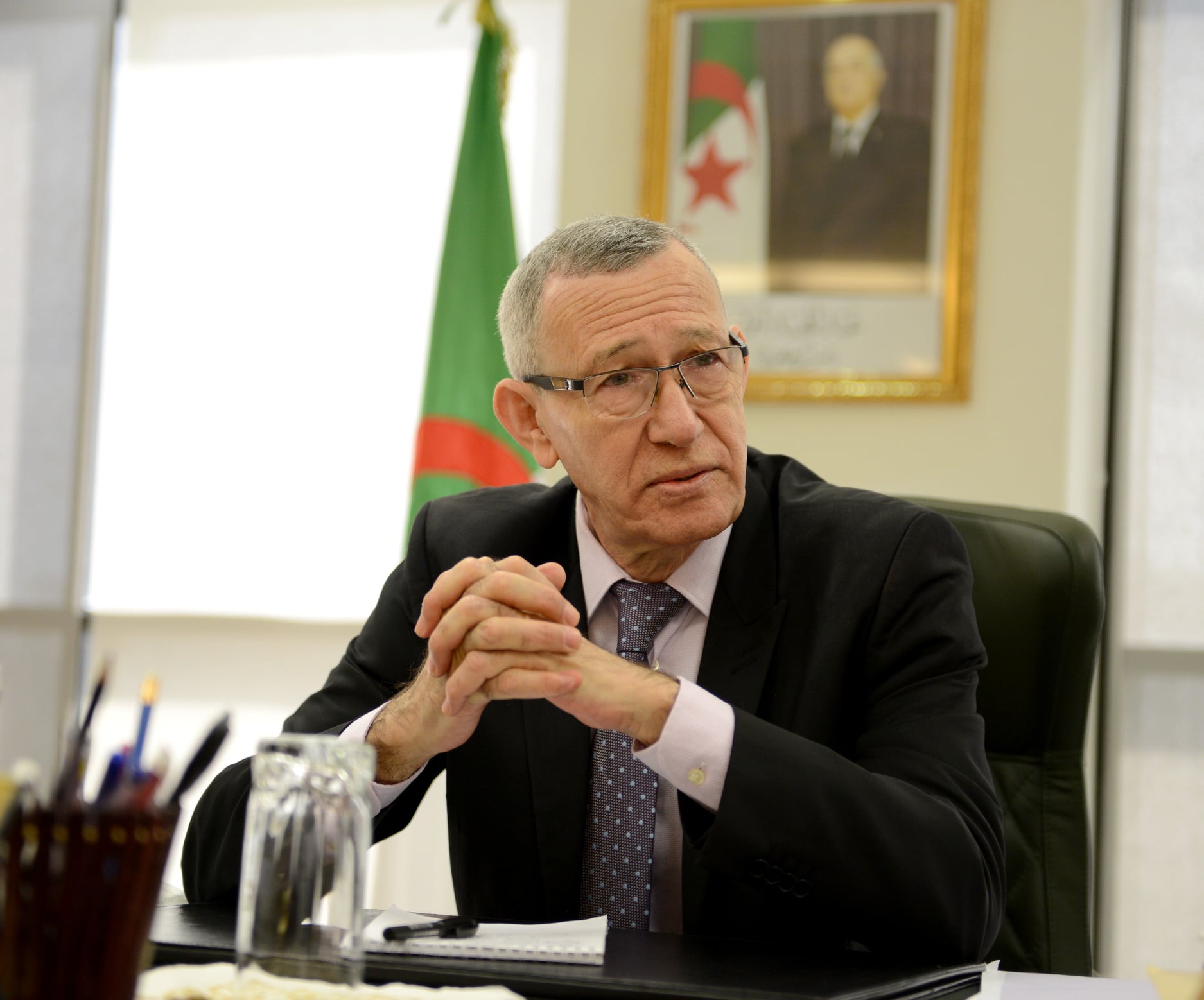 Le ministre de la Communication, Ammar Belhimer
