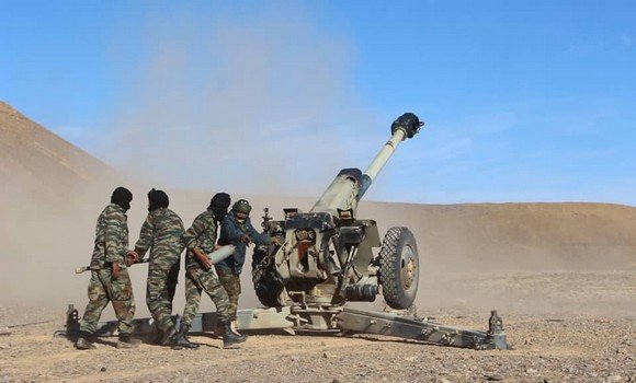 لقطة لإحدى هجمات الجيش الصحراوي