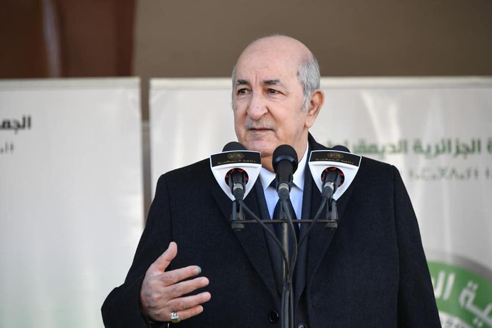 conférence de presse tebboune