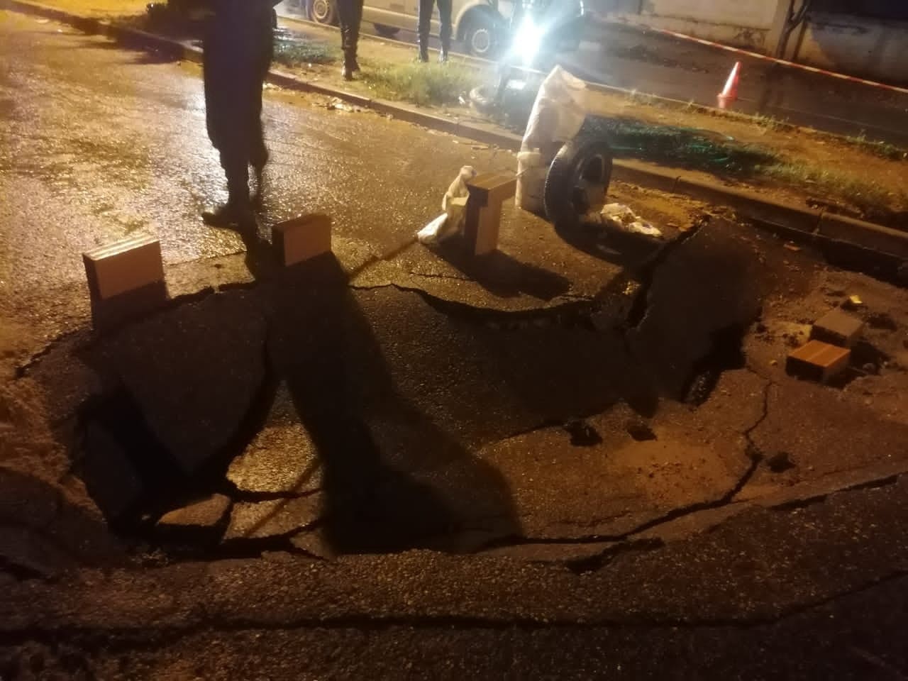 انزلاق ارضي بدرارية