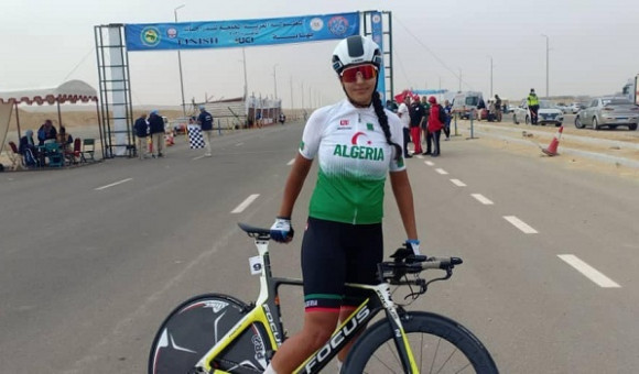 Cyclisme Championnat arabe Nesrine Houili