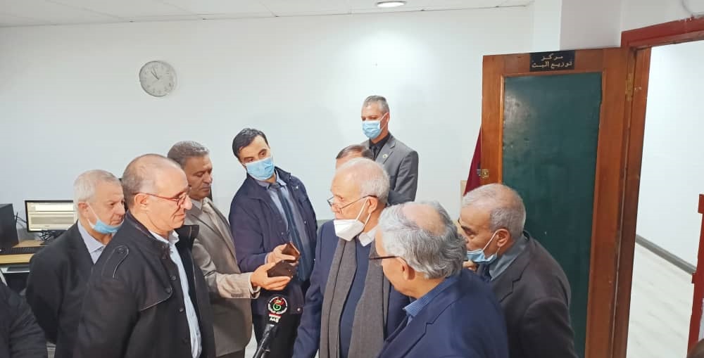 محمد شرفي في زيارة لاستديوهات التسجيل للاذاعة والتلفزيون