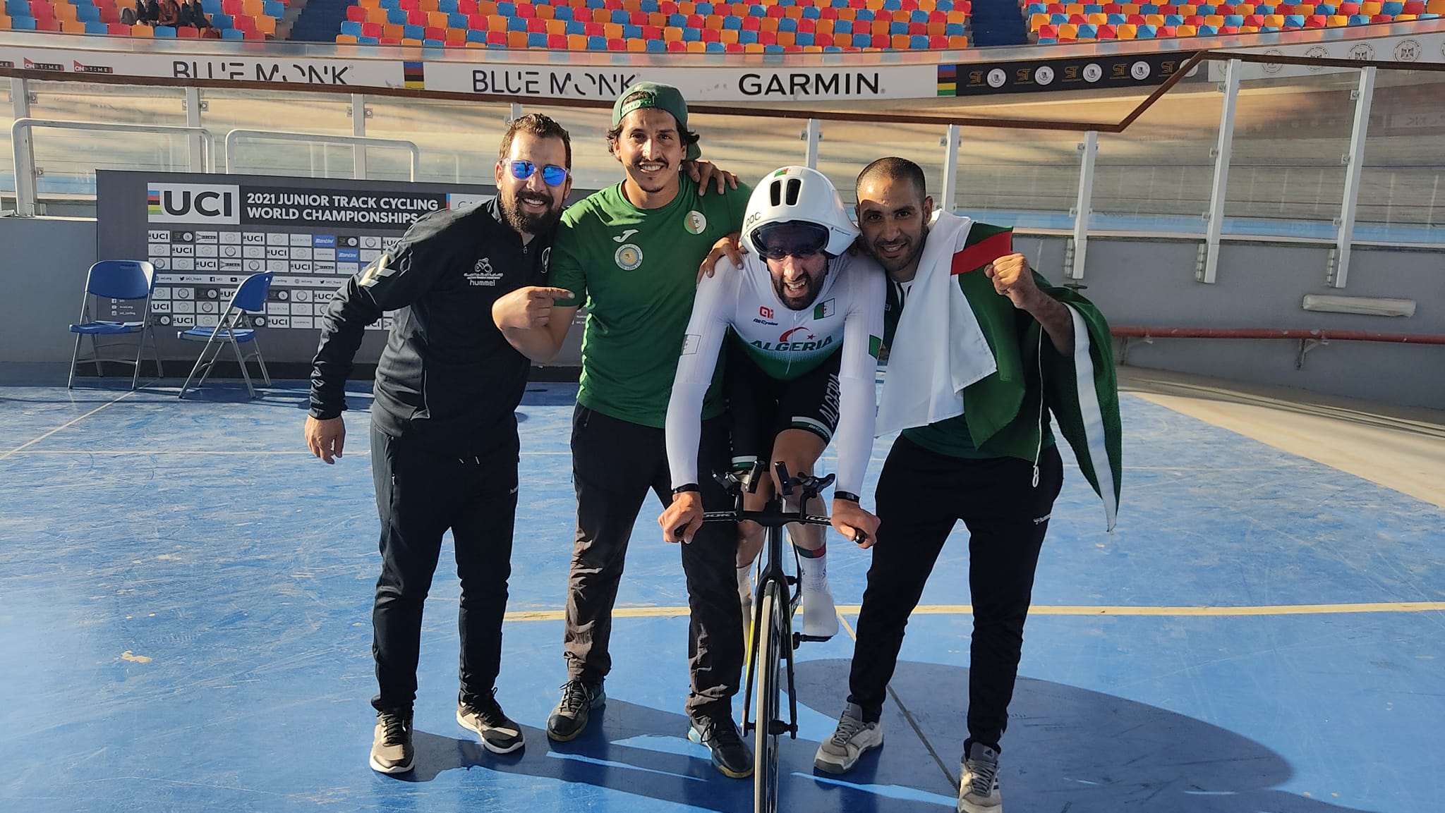 Joie de la Team Algérie après la victoire de Tchambza