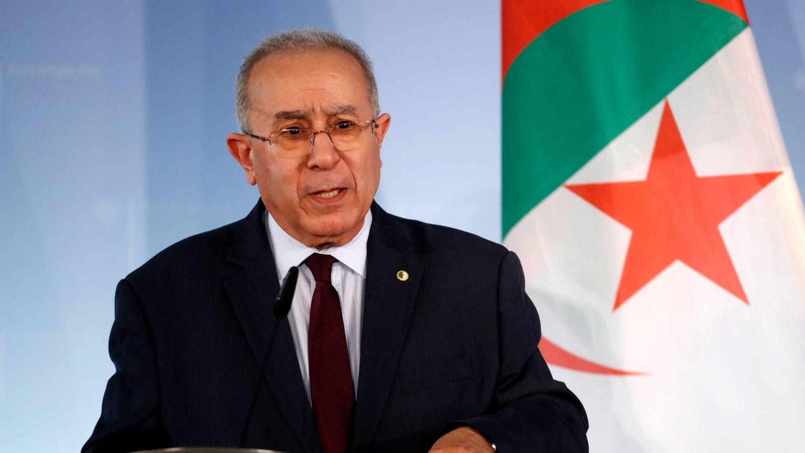Ramtane Lamamra, ministre des Affaires étrangères et de la Communauté nationale à l'étranger