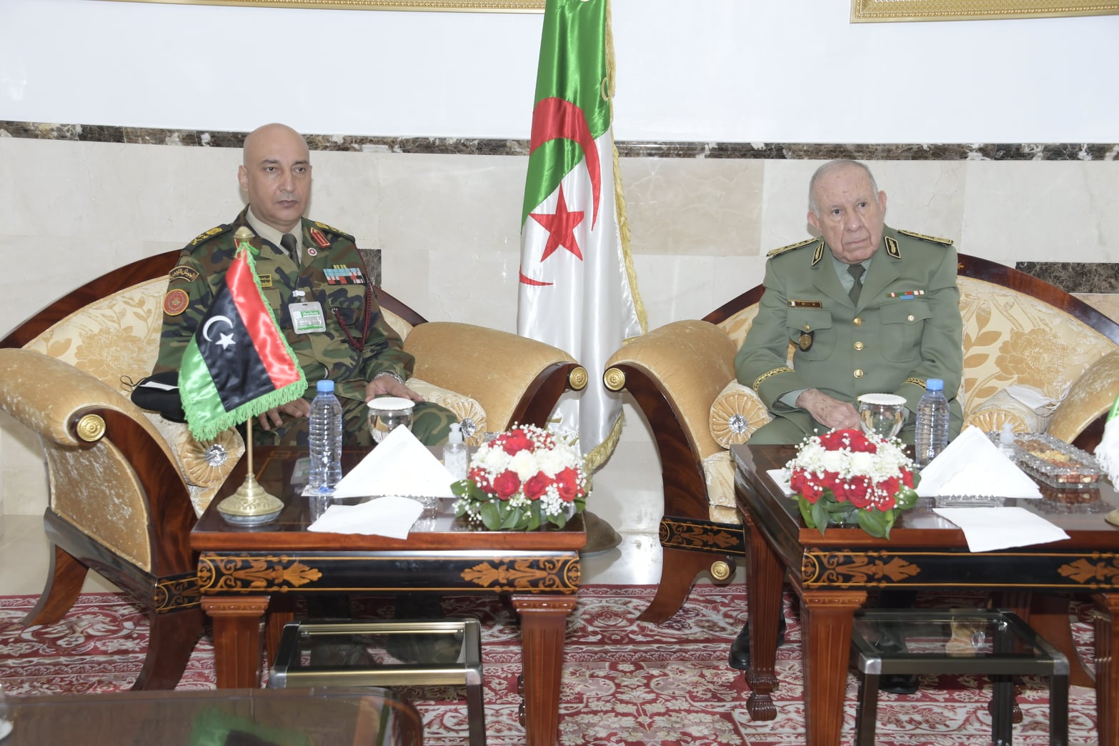 Chanegriha Saïd, Chef d'Etat-major de l'ANP reçoit le Général d'Armée Mohamed Ali El-Haddad