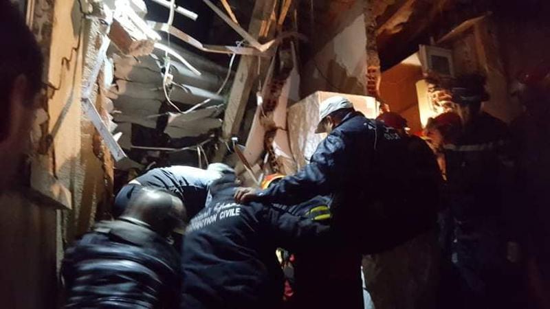 Effondrement d'un immeuble