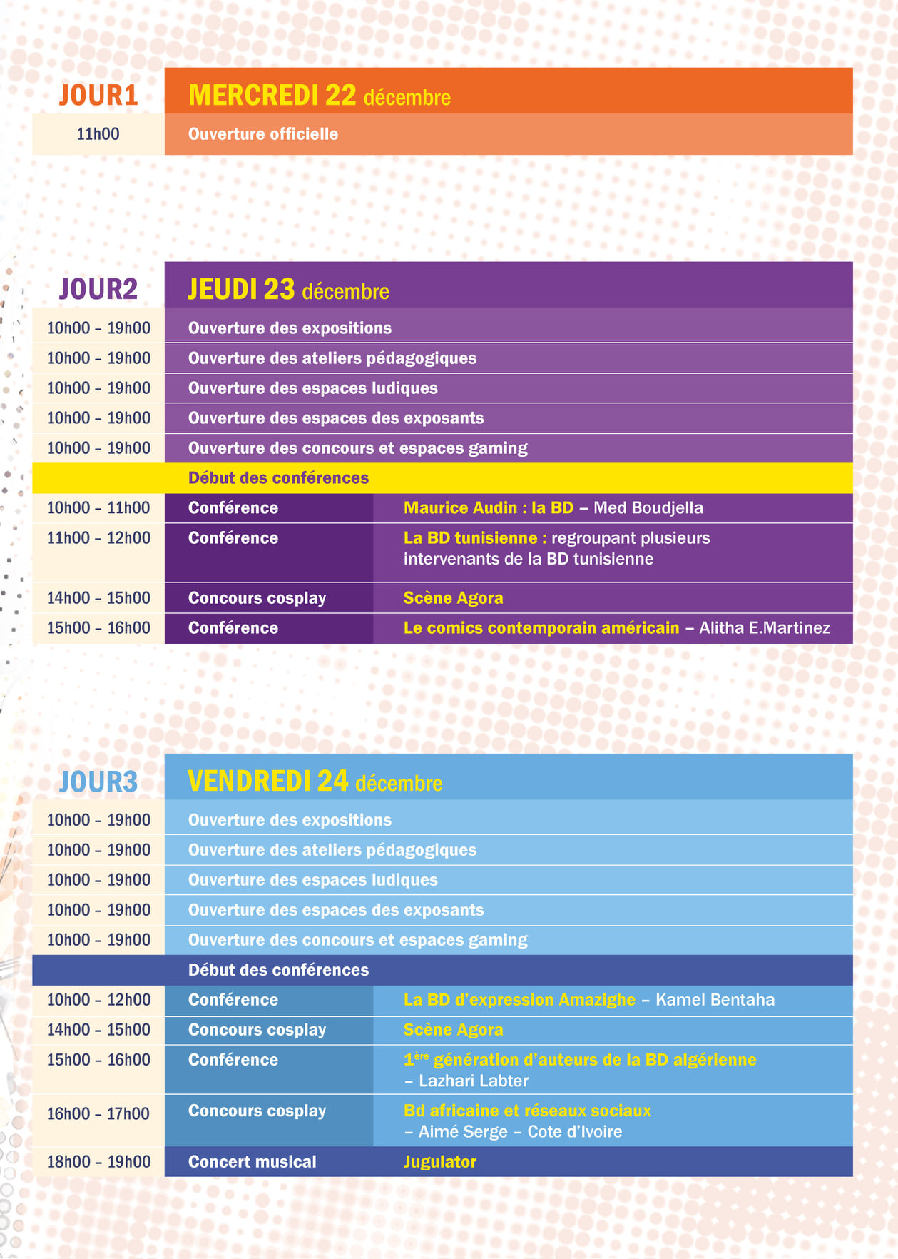 Programme FIBDA 2021