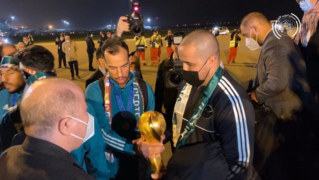 استقبال أبطال العرب