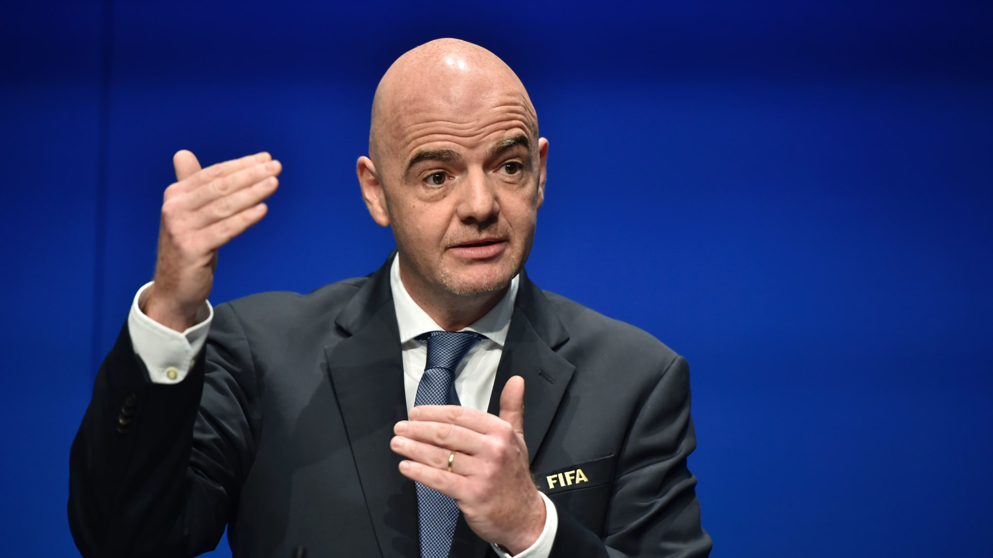 Gianni Infantino, président de la Fifa