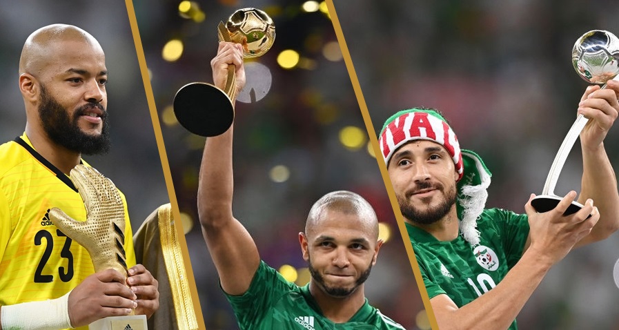 Brahimi, M'Bolhi et Belaili primés