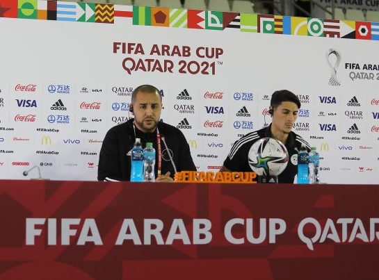 Madjid Bougherra en conférence de presse d'avant match
