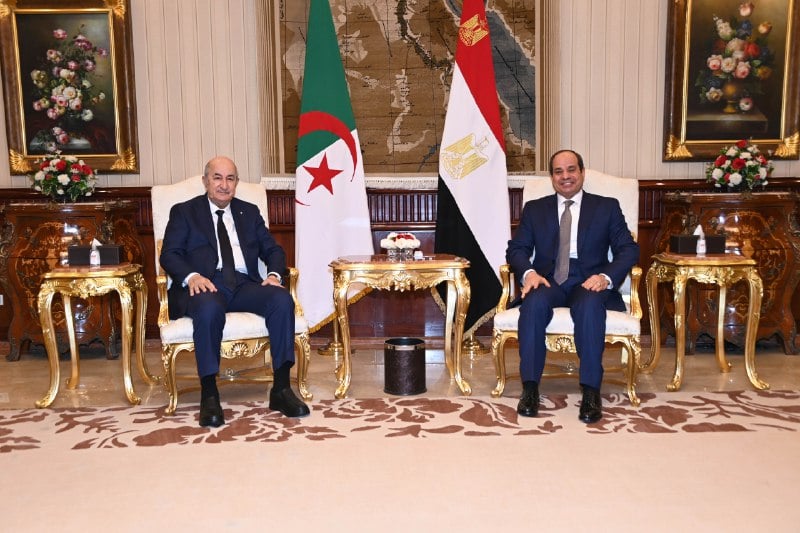 Tebboune reçu par Al-Sissi.24.01.2022