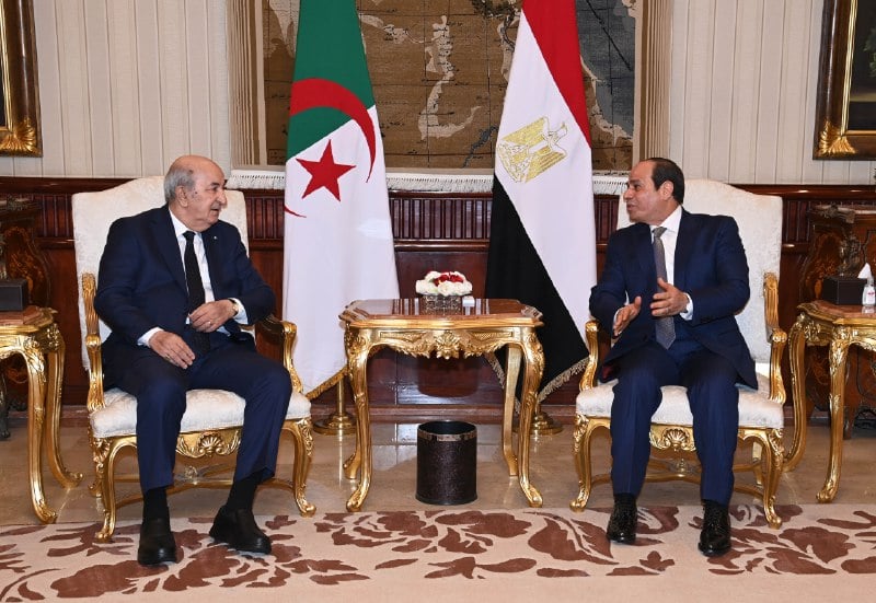 Tebboune reçu par Al-Sissi.24.01.2022