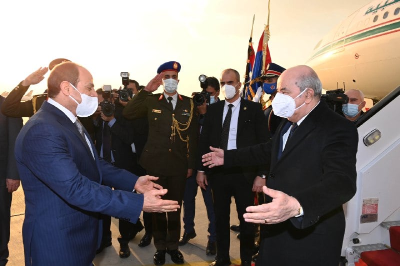 Tebboune reçu par Al-Sissi.24.01.2022