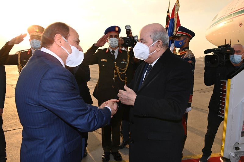 Tebboune reçu par Al-Sissi.24.01.2022