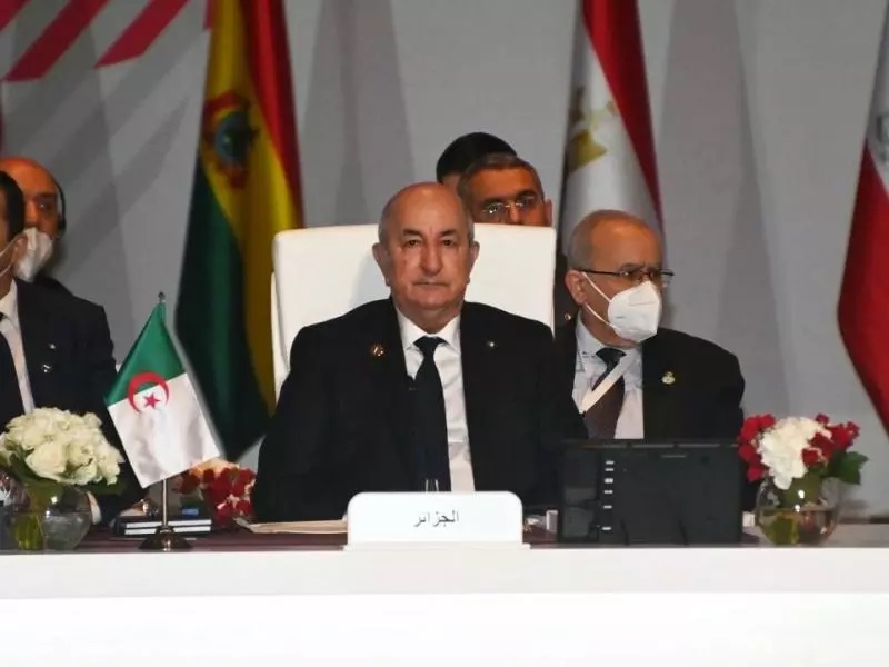 تبون في قمة الغاز بقطر