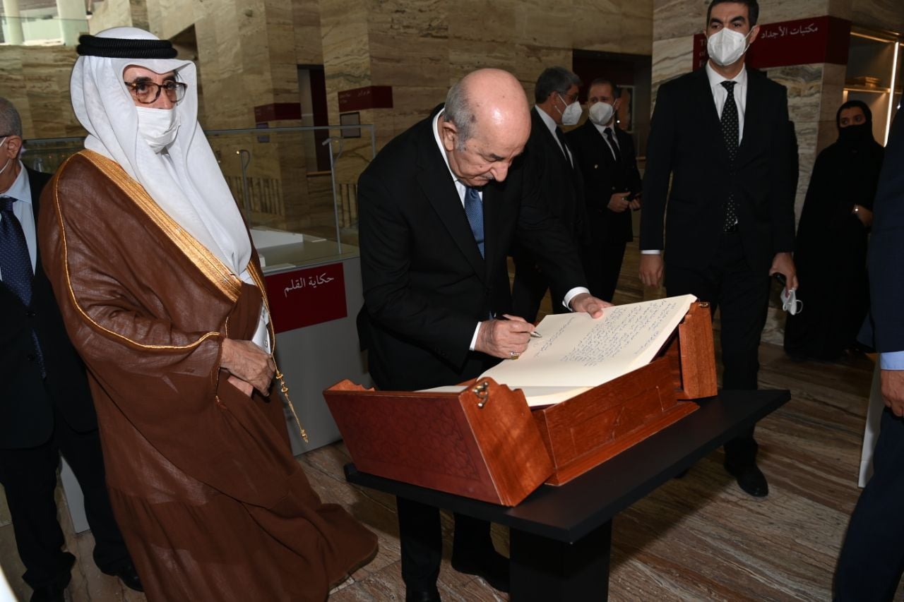 Tebboune au Qatar.21.02.2022