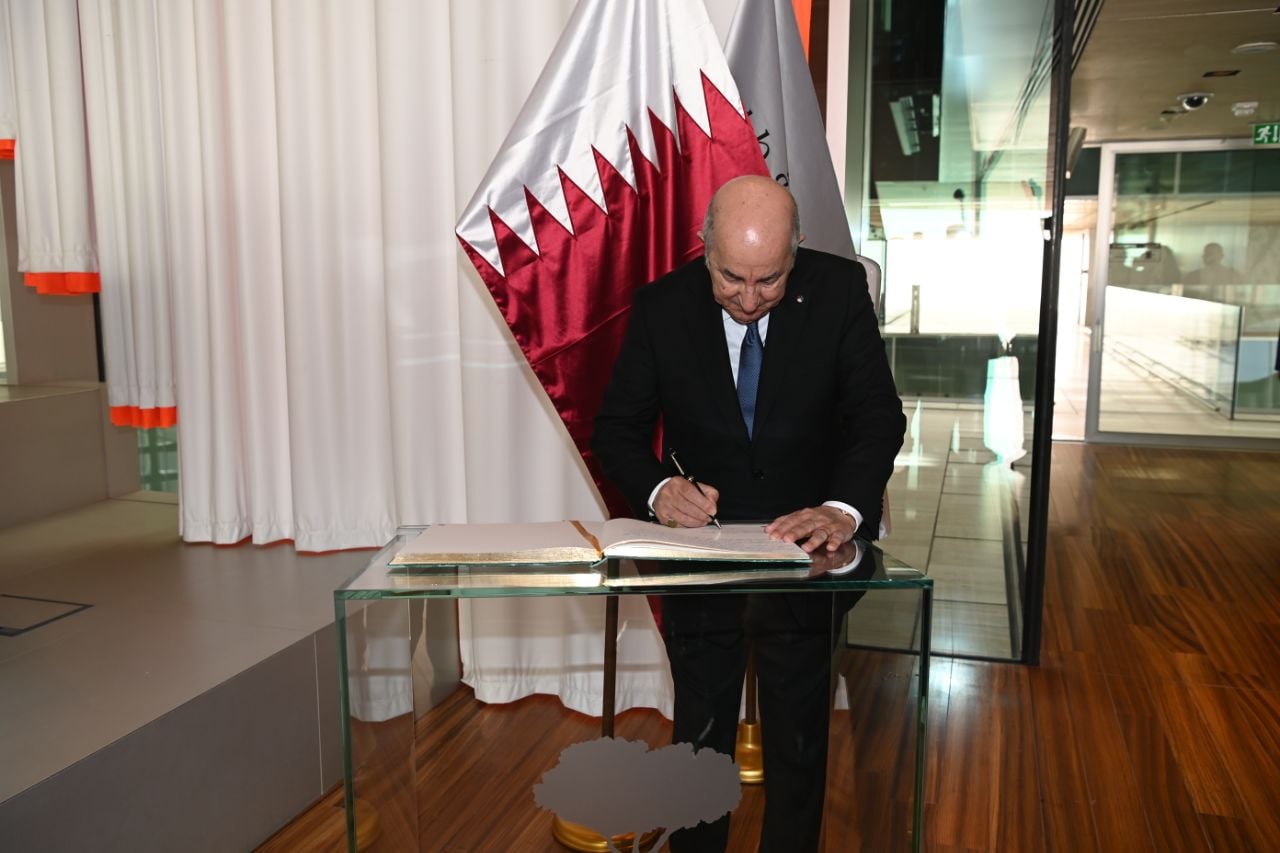 Tebboune au Qatar.21.02.2022