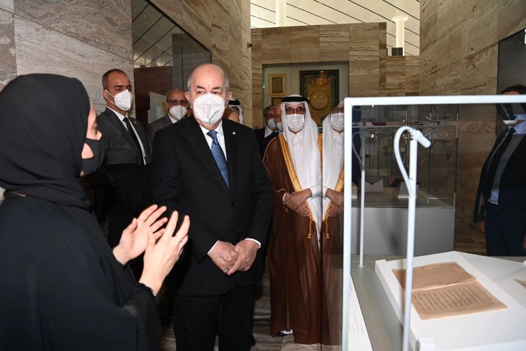 Tebboune au Qatar.21.02.2022