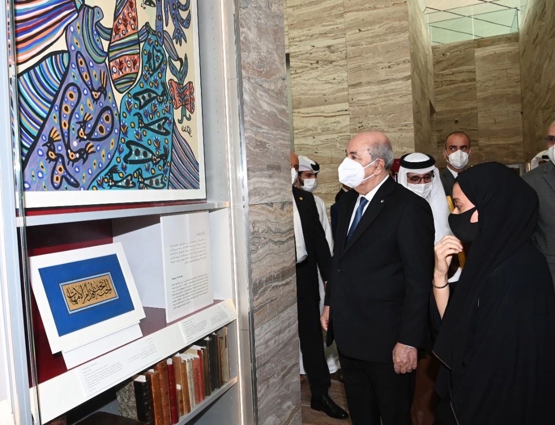 Tebboune au Qatar.21.02.2022