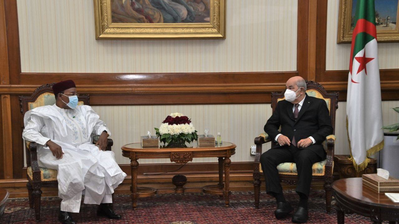 Abdelmadjid Tebboune avec Mahamadou Issoufou