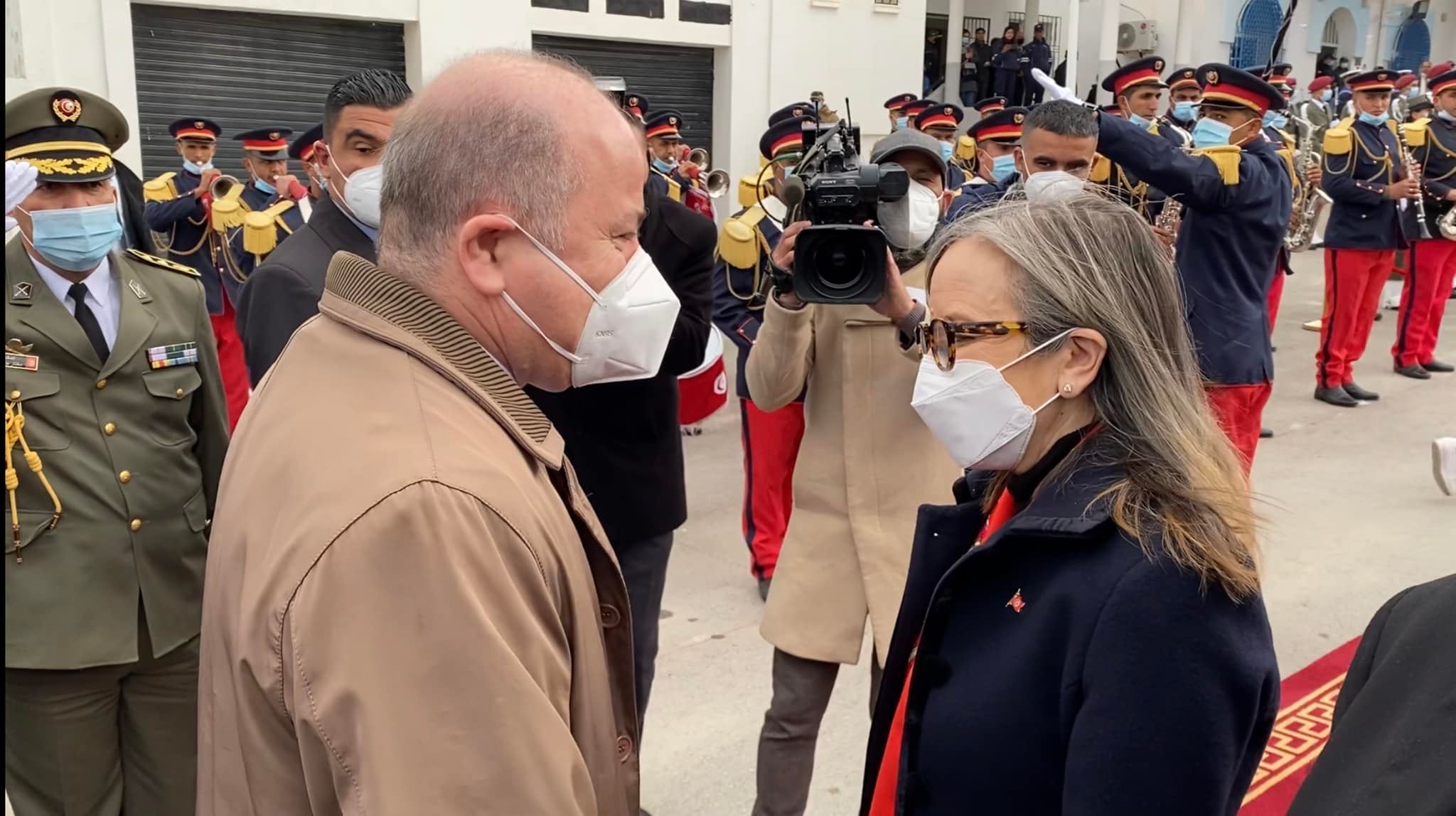 arrivee Aïmene Benabderrahmane tunisie