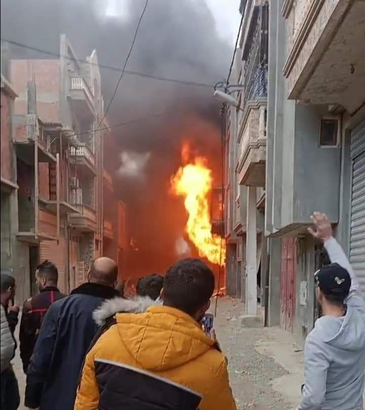 Incendie Sétif.02.02.2022
