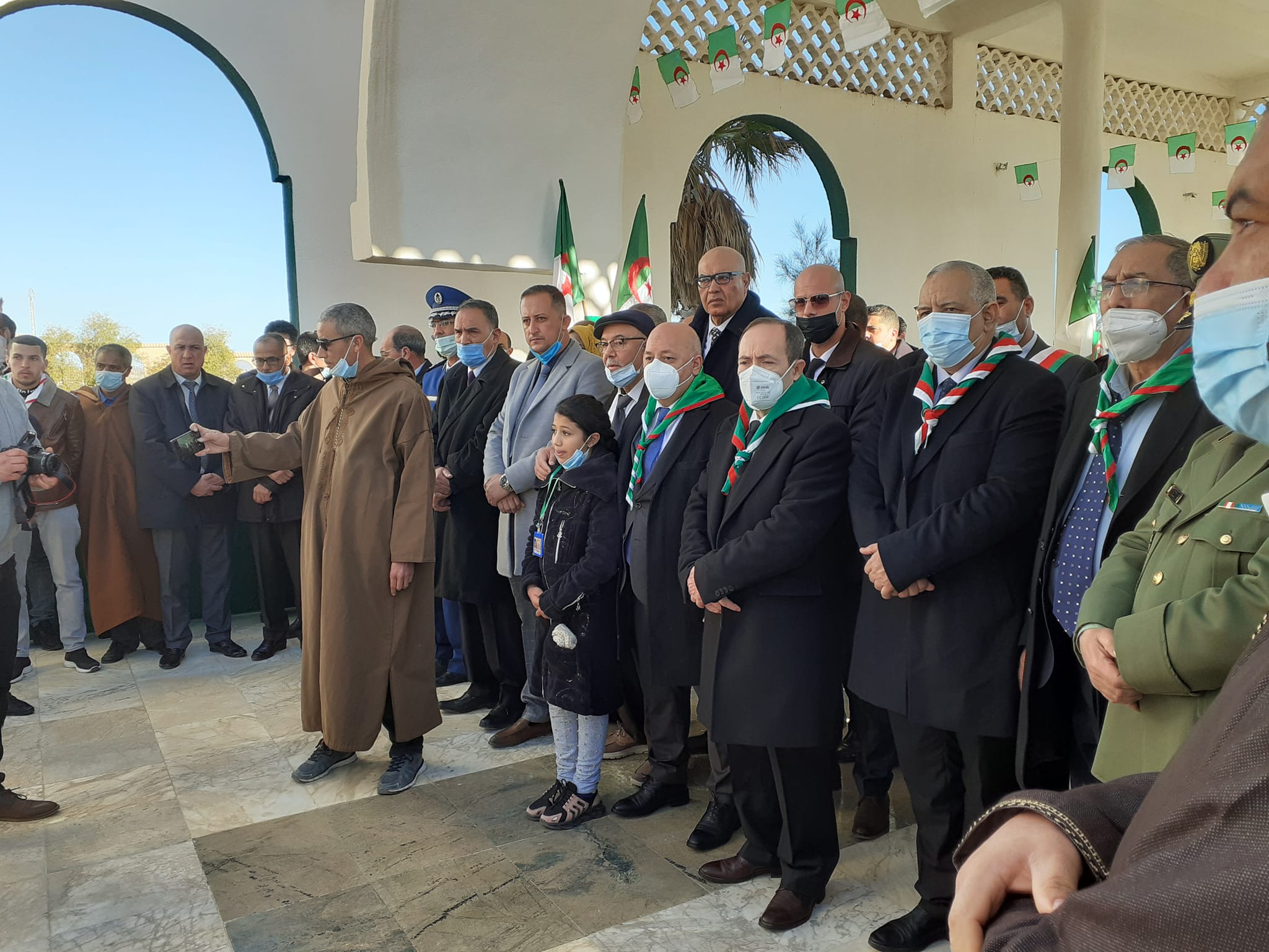 وزير المجاهدين العيد ربيقة في احتفالات اليوم الوطني للشهيد بتبسة