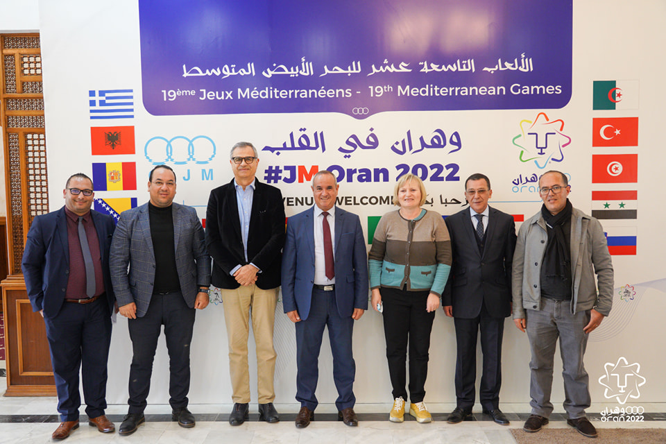 أعضاء من اللجنة الدولية للألعاب المتوسطية