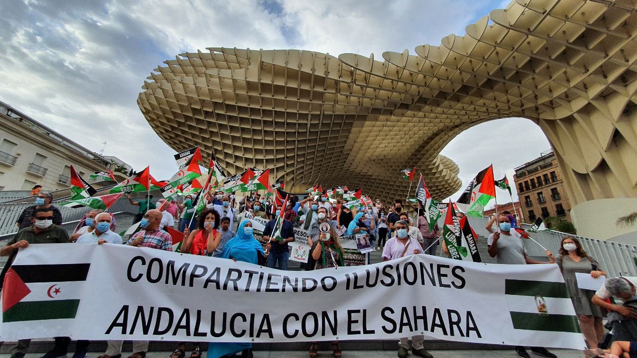 manifestation seville sahara occidental