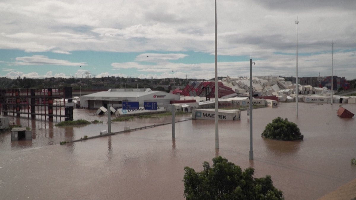 جنوب افريقيا : فياضانات
