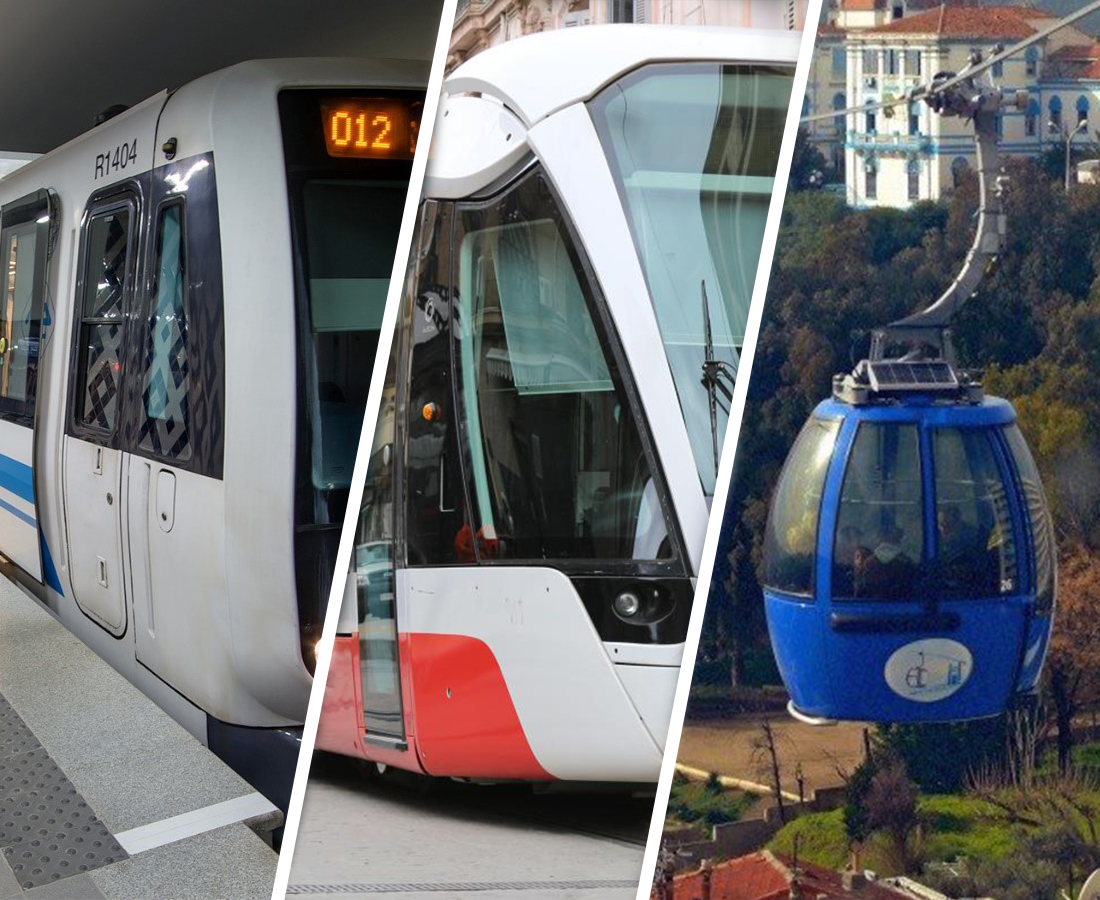 Métro, Tramway, Téléphérique