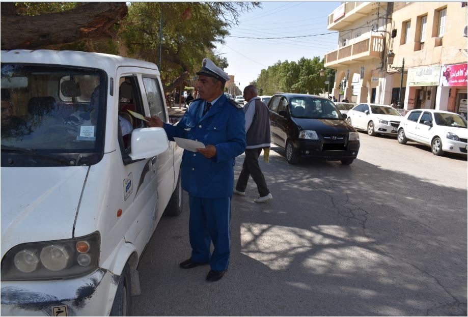 حملة تحسيس حول محاطر السياقة