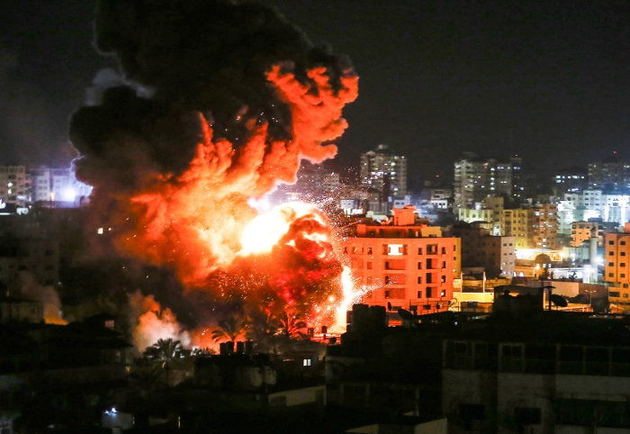 Ghaza-bombardement.21.04.2022