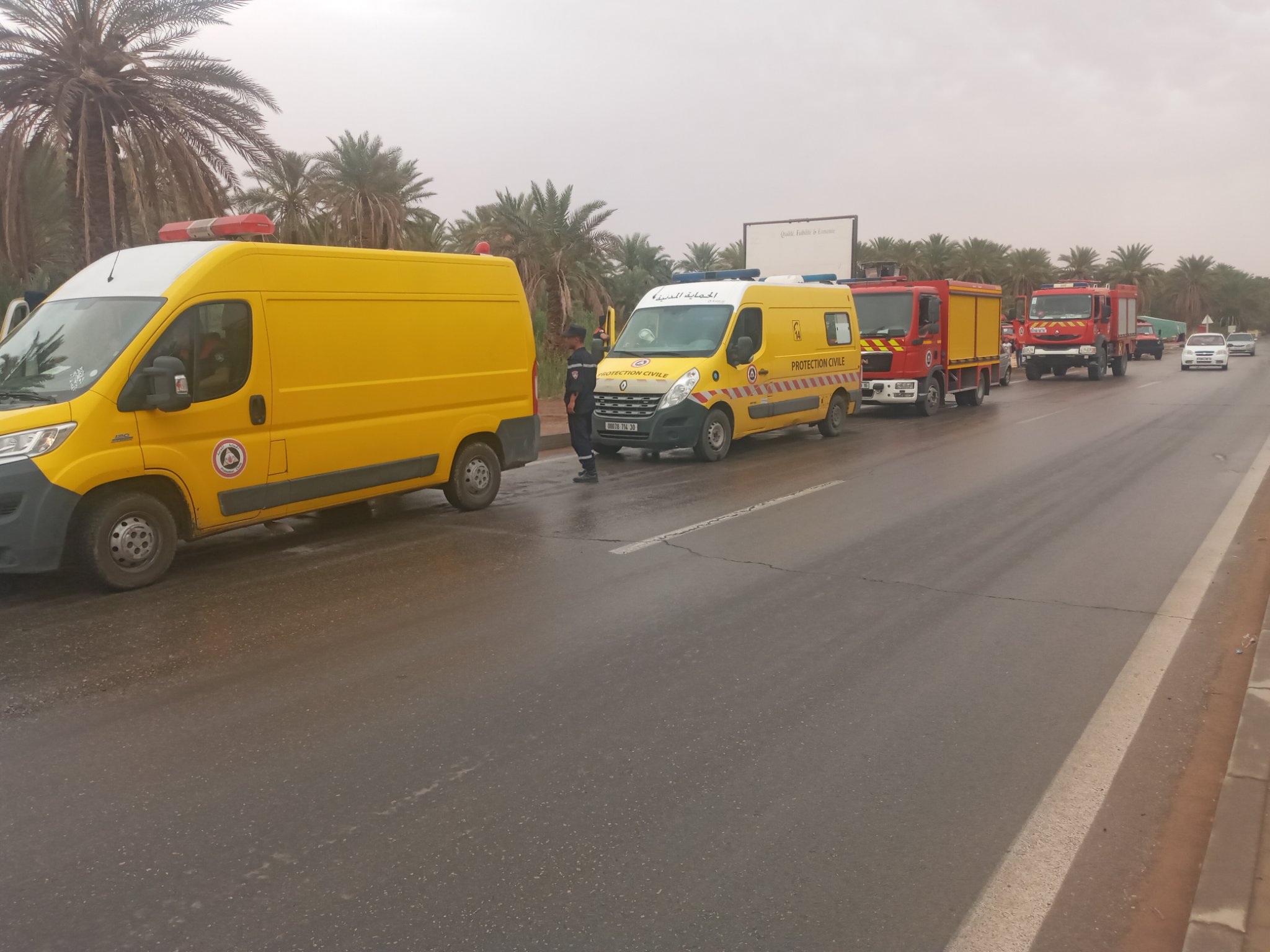 تمرين محاكاة لإخماد الحرائق