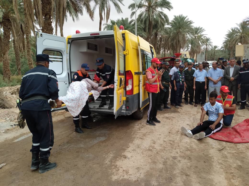 تمرين محاكاة لإخماد الحرائق