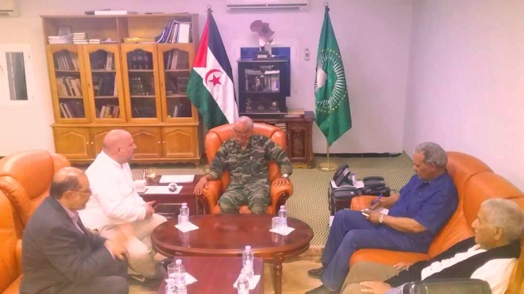 ابراهيم غالي يستقبل نائب وزير خارجية فنزويلا