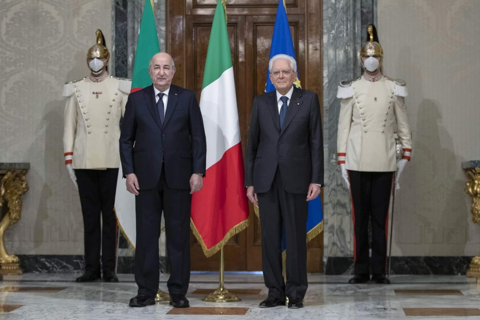 Tebboune à Rome.26.05.2022