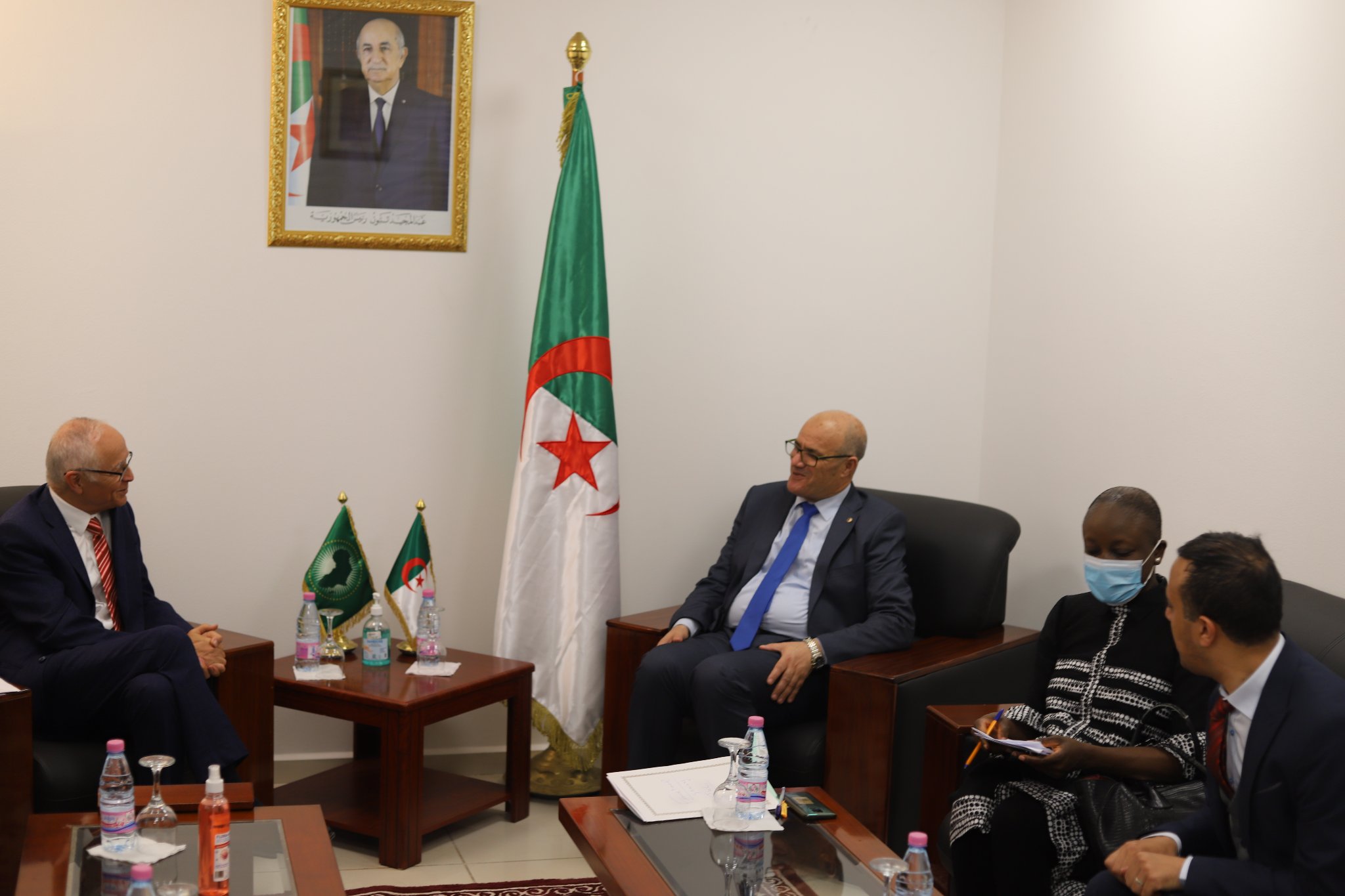 لقاء وزير الطاقات المتجددة مع بلحسين