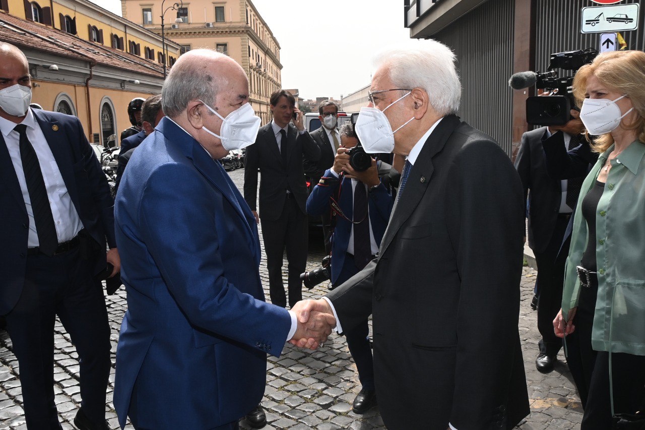 Abdelmadjid Tebboune et Mattarella