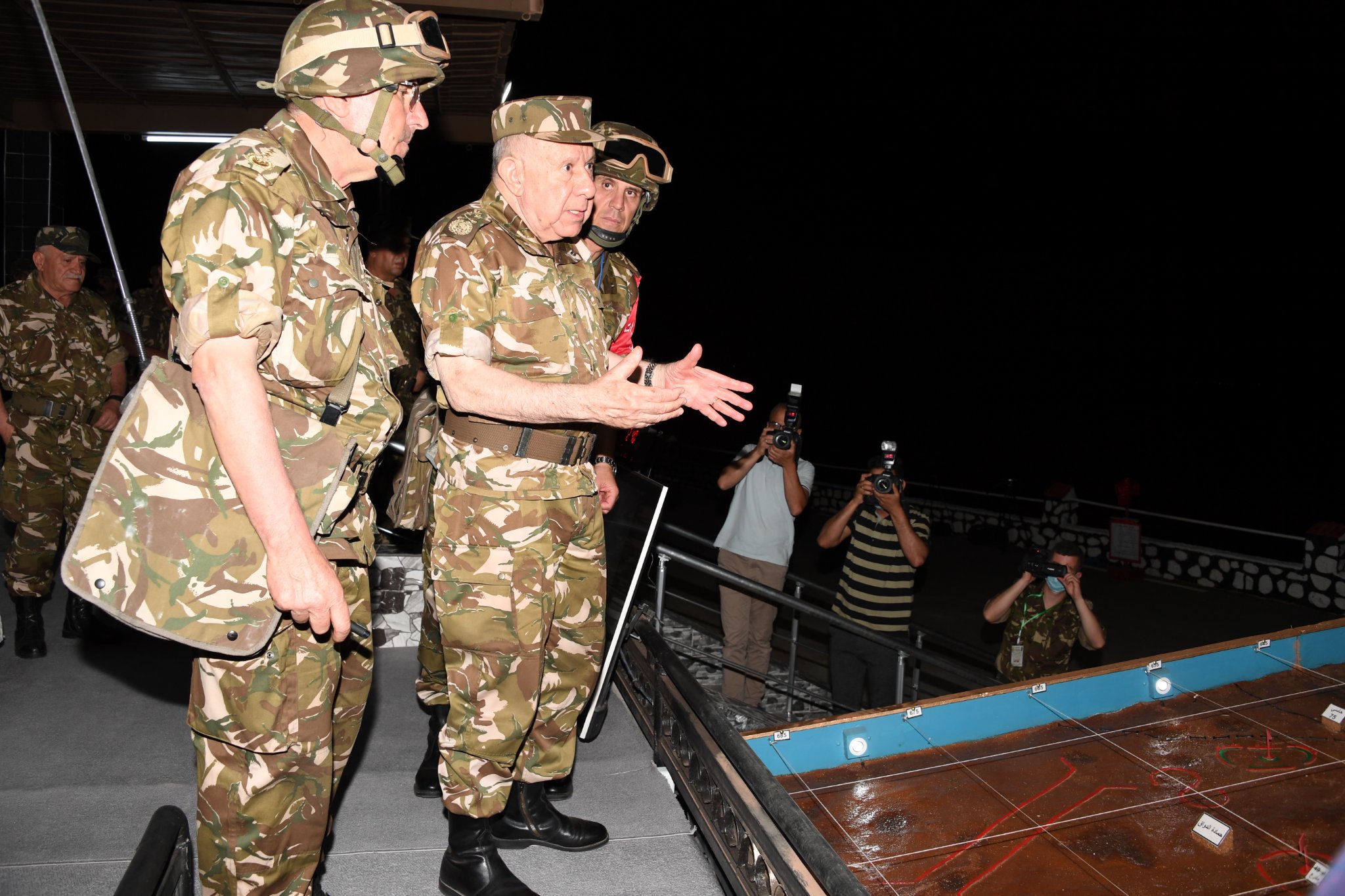 تمرين تكتيكي ليلي بالناحية العسكرية الثالثة