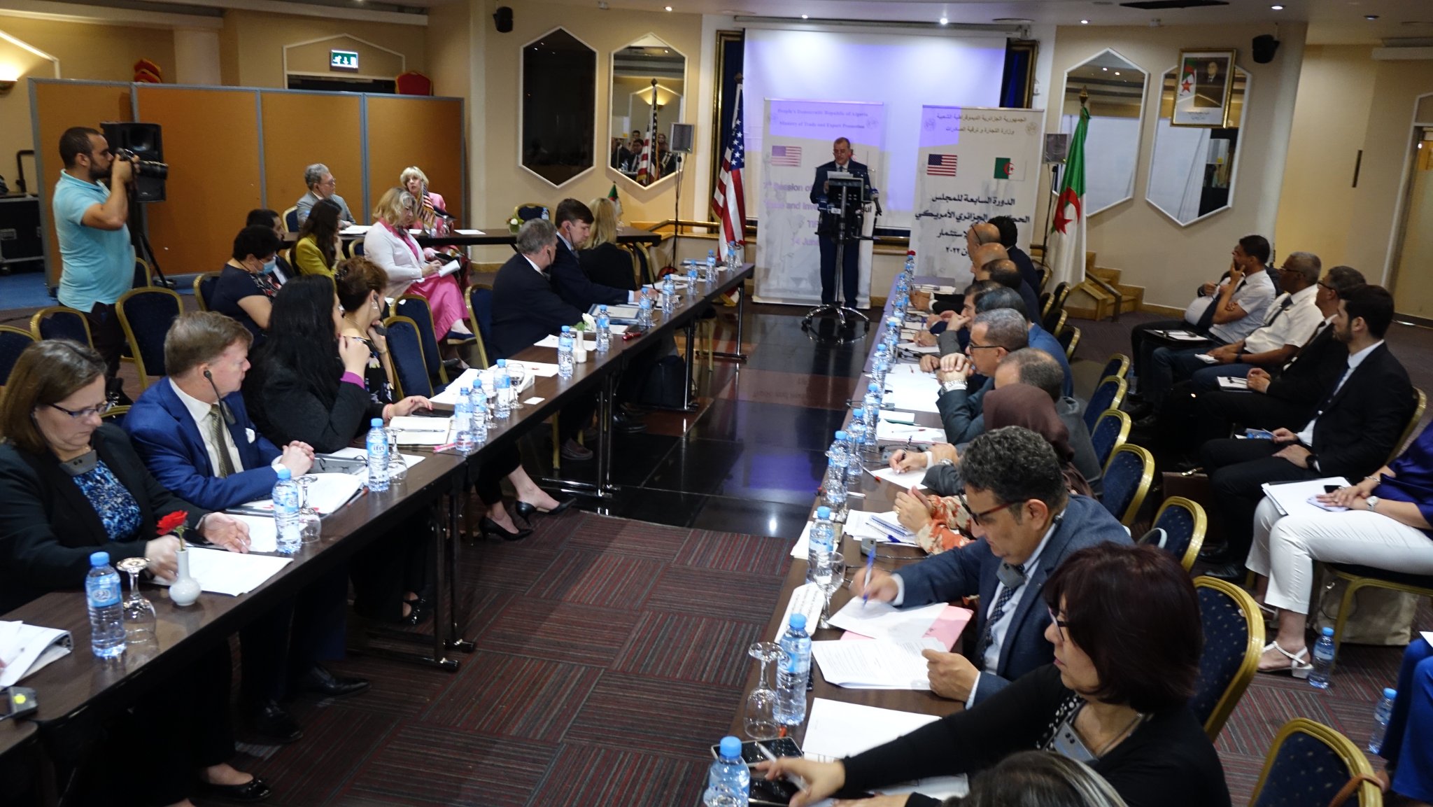 افتتاح أشغال الدورة السابعة للمجلس الحكومي الجزائري الأمريكي للتجارة والاستثمار TIFA